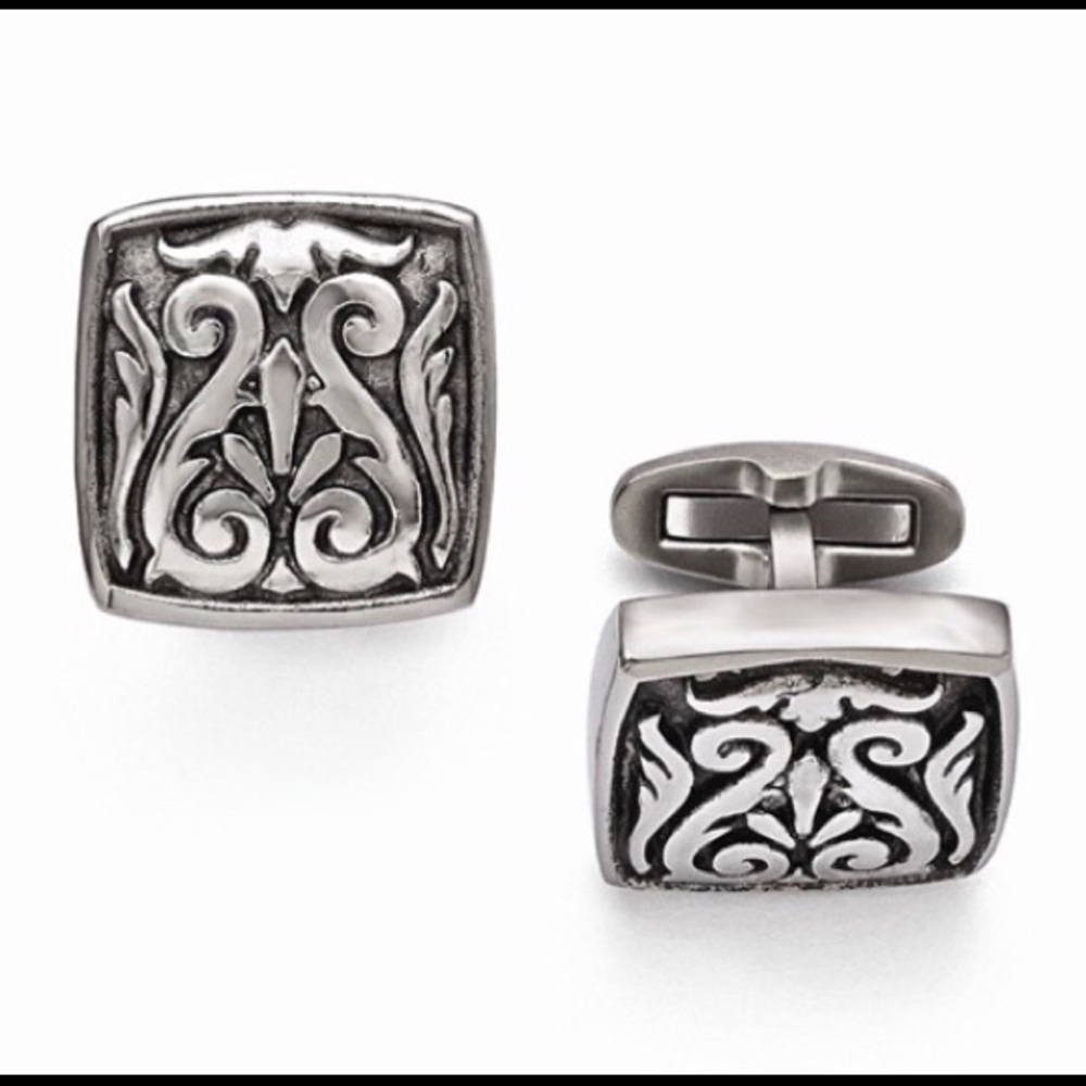 Titanium Cufflinks by Edward Mirell
